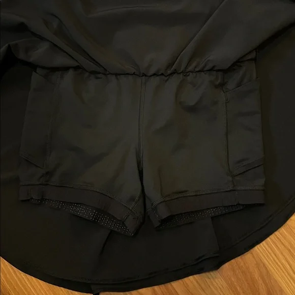 Lululemon Court Rival High Rise Skirt Tall Black 4 Pockets - Picture 8 of 16